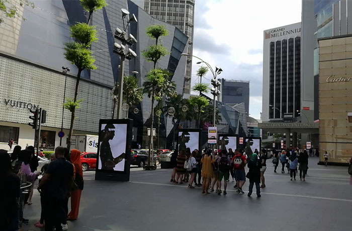 吉隆坡的LED燈桿屏,LED廣告機 吉隆坡的LED燈桿屏,LED廣告機